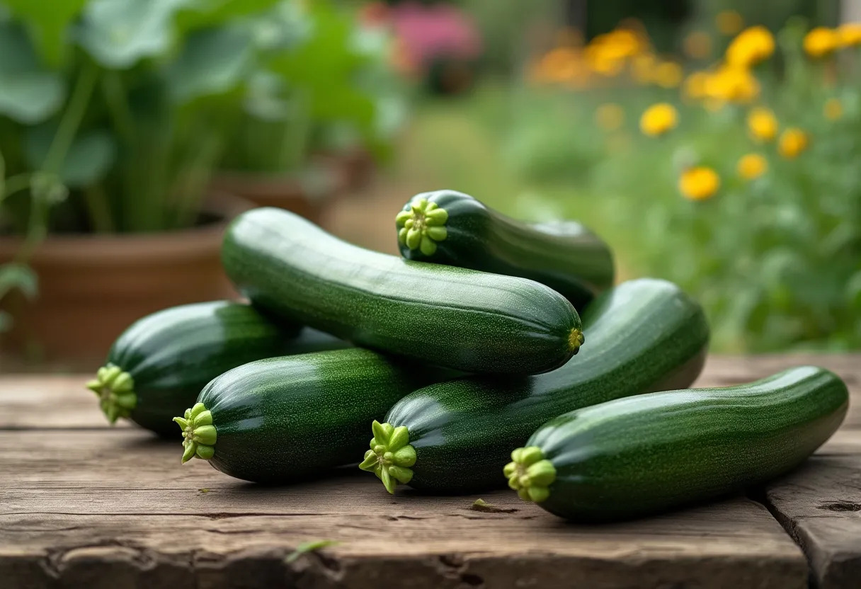 courgettes potager