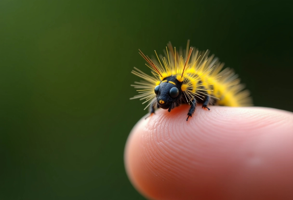 chenille jaune