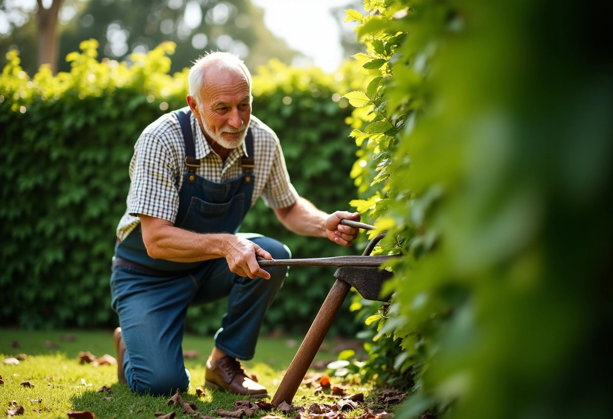 méthodes séculaires pour émonder une haie de laurier : jardinage  taille