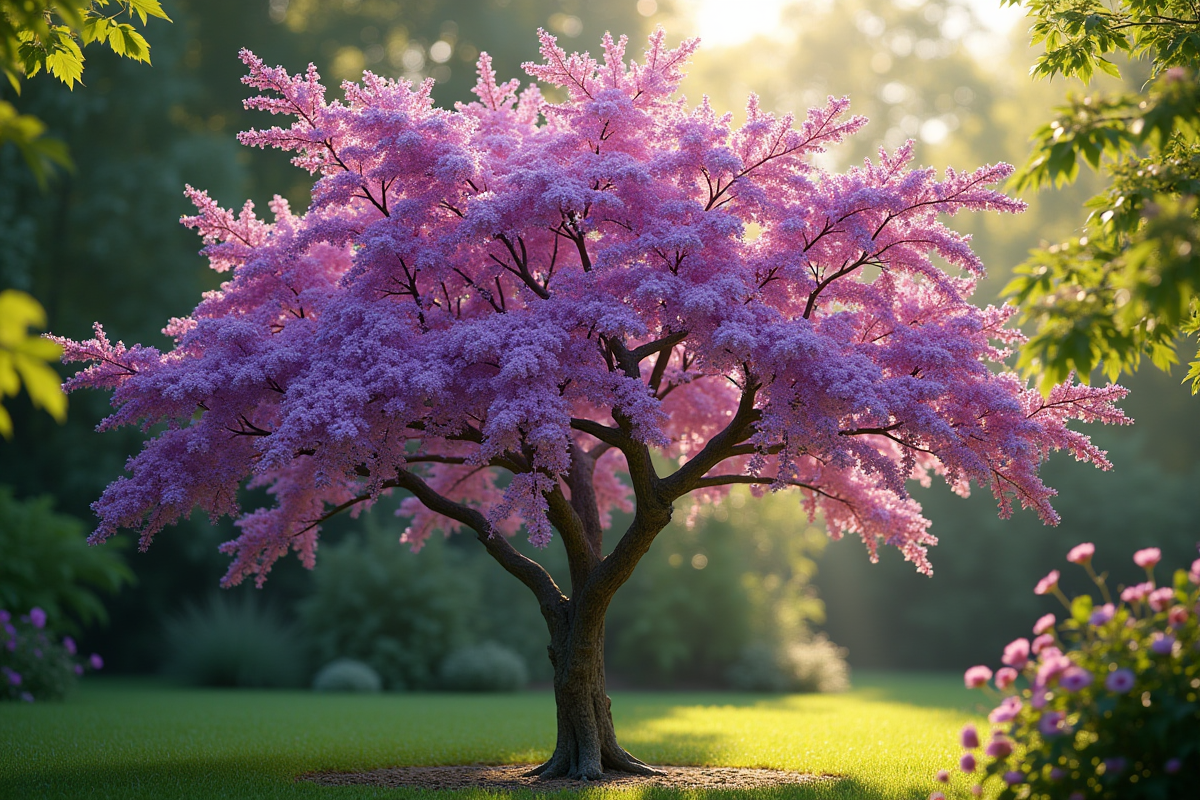 arbre violet